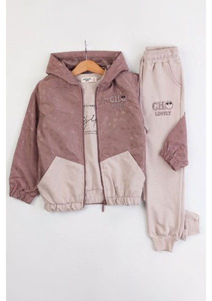 Cho Yağmurluklu Kız Çocuk 3 lü takım - Kahve fiyatları