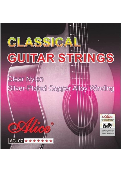 AC107 Klasik Gitar Takım Tel