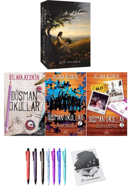 Is Kokan Zeytin Ağacı 1 - Düşman Okullar 1-2-3 + Kalem + Not Defteri