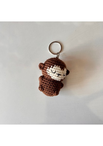 Amigurumi Maymun Anahtarlık