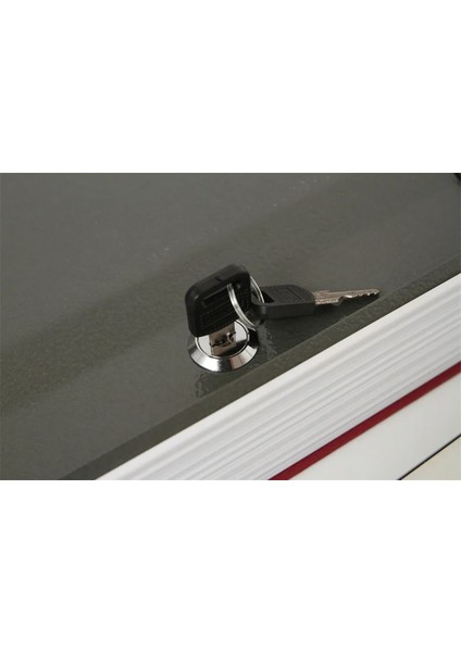 Büyük Boy Kitap Görünümlü Anahtarlı Çelik Para Kasası Altın Takı Para Kutusu Kasa Kumbara Kilitli Kitap Şeklinde Sandık modelleri