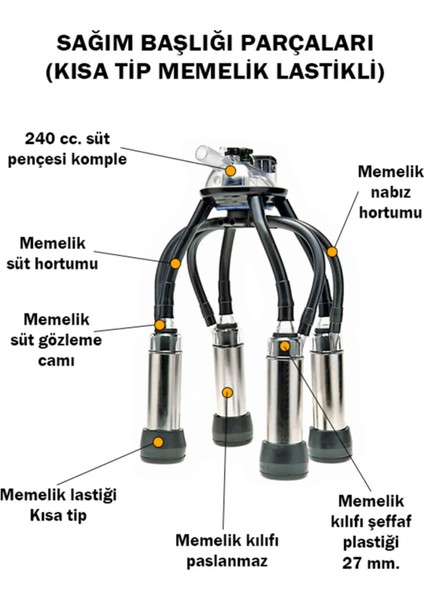 Memelik Vakum Hortumu (4 Adet)