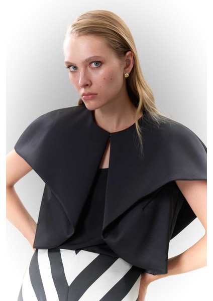 Saten Bolero Siyah K2513701_001 fırsatları