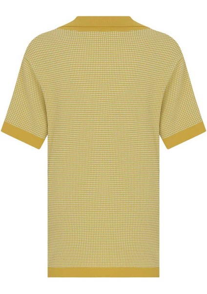 Düğmeli Renkli Triko Kadın Hırka Sarı Y2271010_009