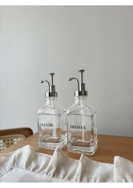 Gümüş Başlıklı Kristal Cam Sabunluk Seti fiyatları