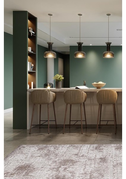 Runner 05016D Krem Bej Modern Saçaklı Halı fiyatları