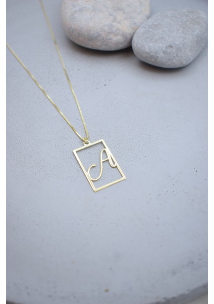 Harf Gümüş Kolye
