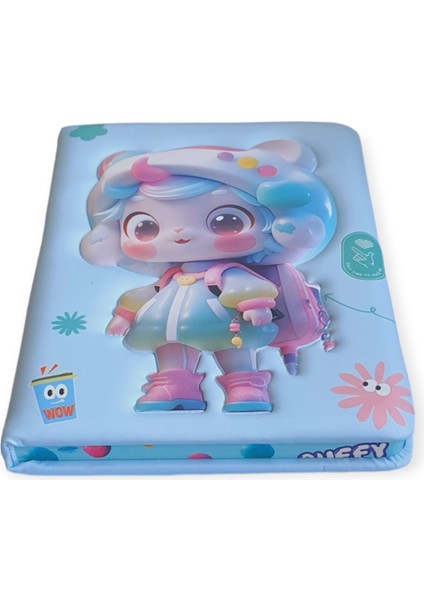 Puffy Pf 10 Pofuduk Not Defteri 13 x 18 cm 96 Yaprak Çizgili