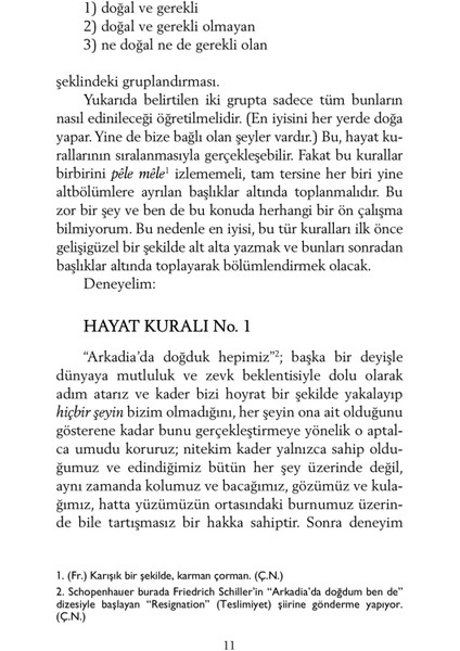 Mutlu Olma Sanatı - Arthur Schopenhauer