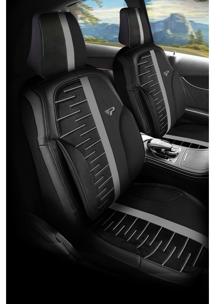 Panda Camilla Serisi Velucantra Kumaş Oto Koltuk Kılıfı - Tam Set