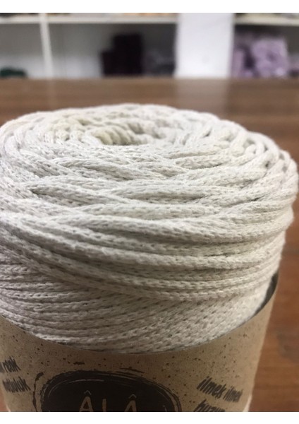 Pamuk Makrome Ipi Xl Zincir Makrome Çanta Ipi (500 Gram) Ekru fiyatları