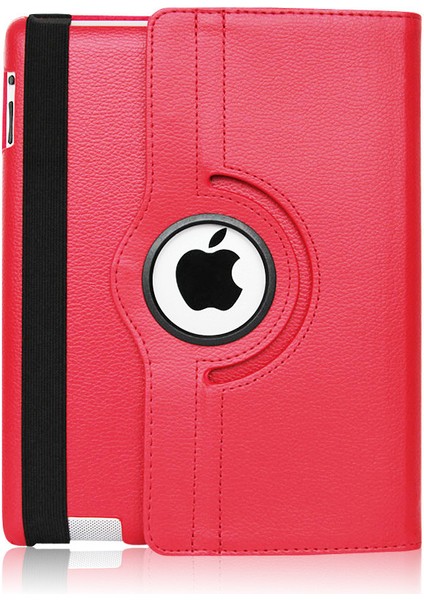 Apple iPad Mini 1 Kılıf 360 Derece Dönebilen Yatay ve Dikey Standlı Deri Kılıf + 9h Tam Kaplayan Nano Ekran Koruyucu