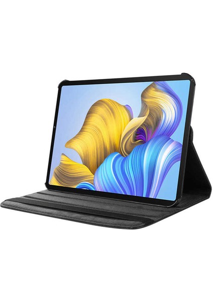 Apple iPad Mini 6 2021 Kılıf 360 Derece Dönebilen Yatay ve Dikey Standlı Deri Kılıf + 9h Tam Kaplayan Nano Ekran Koruyucu