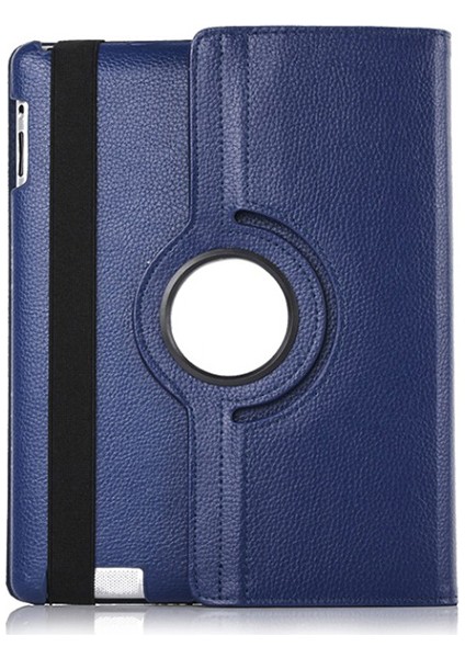 Apple iPad Mini 3 Kılıf 360 Derece Dönebilen Yatay ve Dikey Standlı Deri Kılıf + 9h Tam Kaplayan Nano Ekran Koruyucu