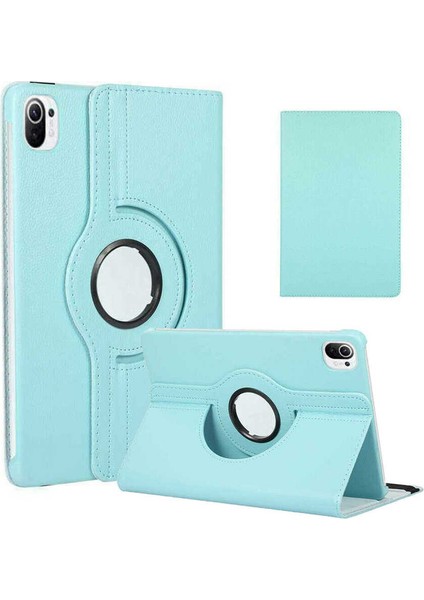 Xiaomi Pad 5 Kılıf 360 Derece Dönebilen Yatay ve Dikey Standlı Deri Kılıf + 9h Tam Kaplayan Nano Ekran Koruyucu