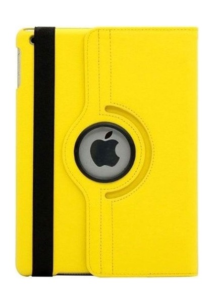Apple iPad 2 Kılıf 2.nesil 360 Derece Dönebilen Yatay ve Dikey Standlı Deri Kılıf + 9h Tam Kaplayan Nano Ekran Koruyucu