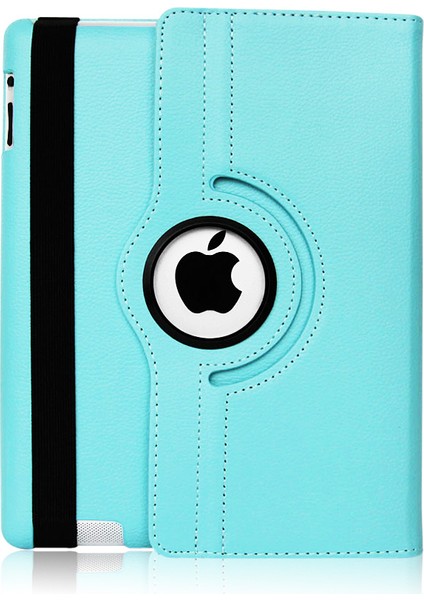 Apple iPad Mini 5 Kılıf 360 Derece Dönebilen Yatay ve Dikey Standlı Deri Kılıf + 9h Tam Kaplayan Nano Ekran Koruyucu