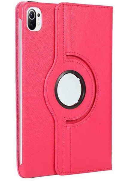 Xiaomi Pad 5 Kılıf 360 Derece Dönebilen Yatay ve Dikey Standlı Deri Kılıf + 9h Tam Kaplayan Nano Ekran Koruyucu