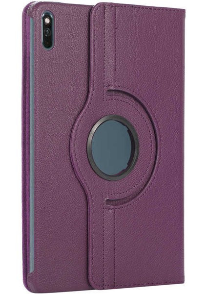 Huawei Matepad 11 (2021) Kılıf 360 Derece Dönebilen Yatay ve Dikey Standlı Deri Kılıf + 9h Tam Kaplayan Nano Ekran Koruyucu