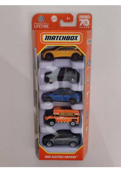 MBX ELECTRIC DRIVERS MATCHBOX 5 Lİ SET