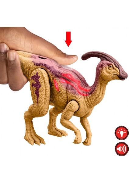 Jurassic World Kükreyen Dinozor Figürleri - Parasaurolophus