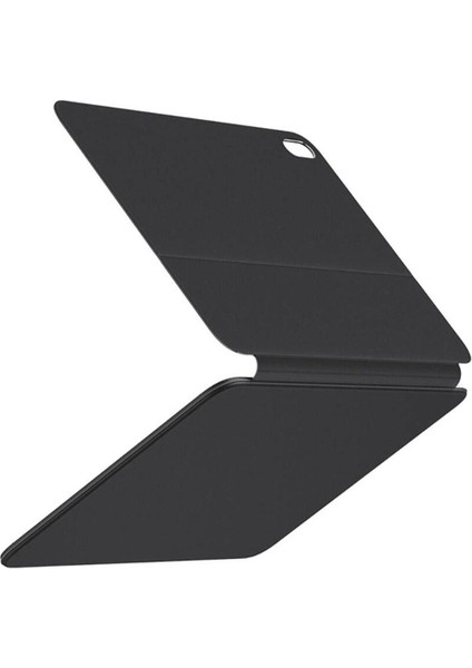 Apple iPad 10. Nesil 10.9 Inç (2022) LED Aydınlatmalı Manyetik Kapaklı Bluetoothlu Magic Klavyeli Kılıf A2696 A2757
