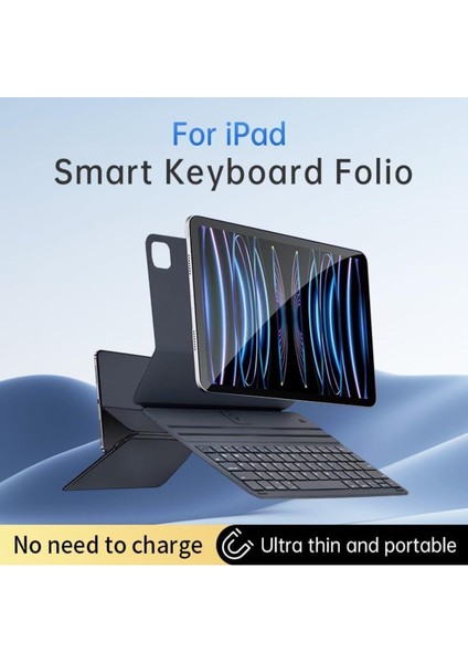 Apple iPad Pro 11 Inç 3. Nesil (2021) LED Aydınlatmalı Manyetik Kapaklı Bluetoothlu Magic Klavyeli Kılıf A2377 A2459 A2301 fırsatları