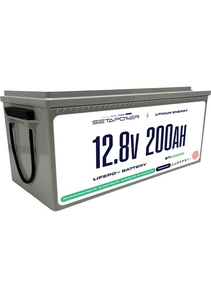12.8V 200AH Lifepo4 Akü