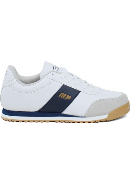 242-2044MR Erkek Klasik Sneaker Beyaz - Lacivert