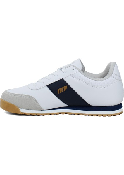 242-2044MR Erkek Klasik Sneaker Beyaz - Lacivert