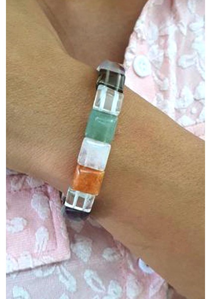 Tasarım Doğal Taş Çakra Bileklik