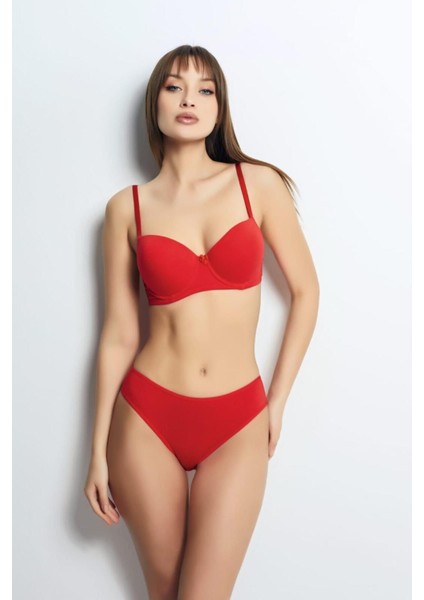 White Lady Andromeda Dantelli Desenli Transparan Bralet Takım