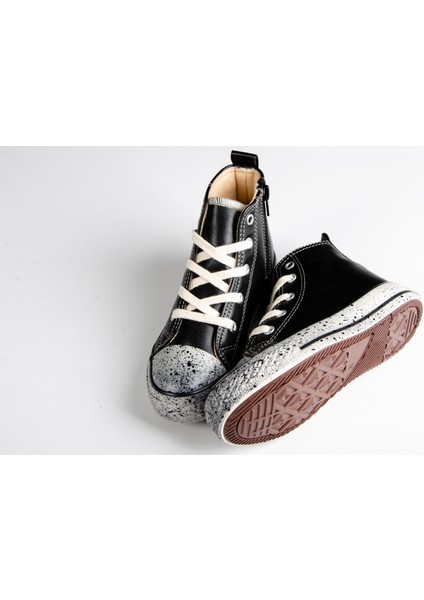 Siyah Kışlık Bilekli Convers