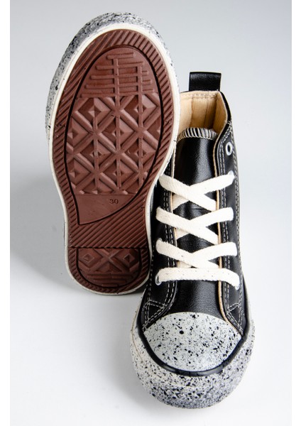 Siyah Kışlık Bilekli Convers