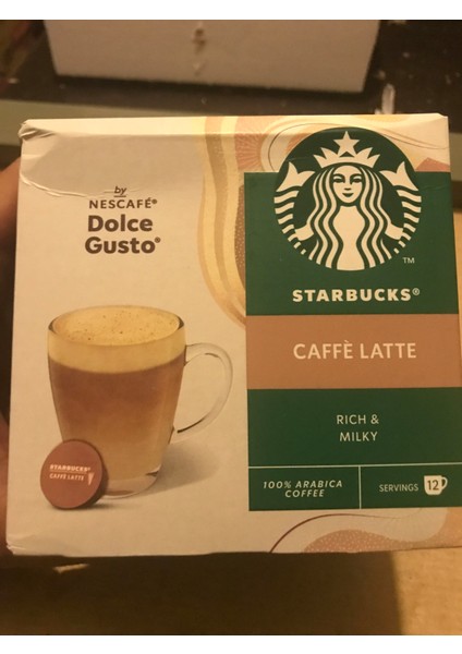 Caffe Latte Nescafe Dolce Makinesi Uyumlu 12 Kapsül Kahve