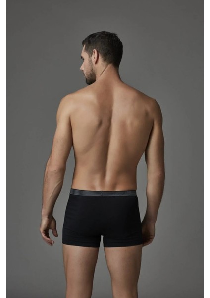 Siyah Compact Penye Boxer