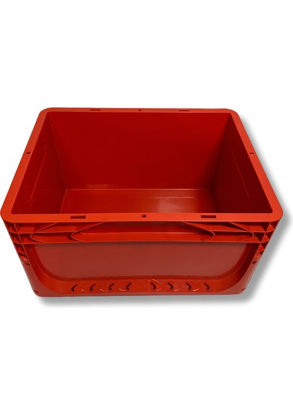 1.Kalite Kırmızı Plastik Kasa 40x30x22 cm - Kokusuz Sağlam Plastik Kutu 21 Litre fırsatları