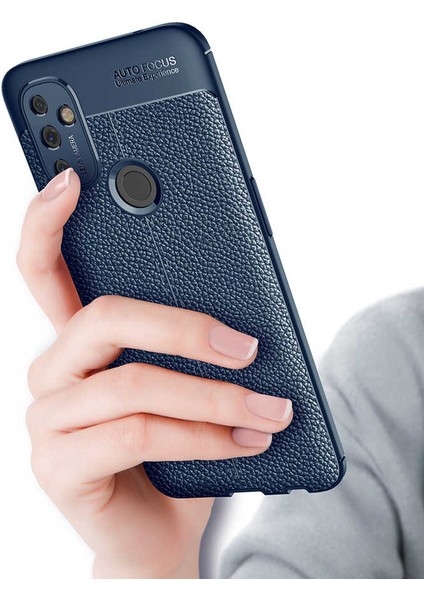 One Plus Nord N10 5g Uyumlu Kılıf Deri Silikon Yüzey Darbe Korumalı Soft Yapı Case Cover Çiziklerden Kirden ve Darbeden Korumalı Kılıf