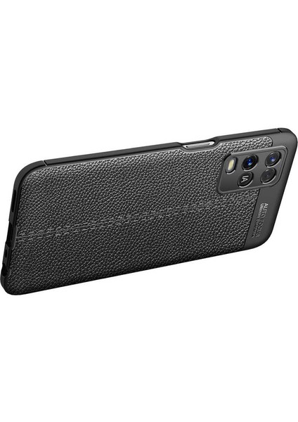 Oppo A54 4g Uyumlu Kılıf Deri Silikon Yüzey Darbe Korumalı Soft Yapı Case Cover Çiziklerden Kirden ve Darbeden Korumalı Kılıf