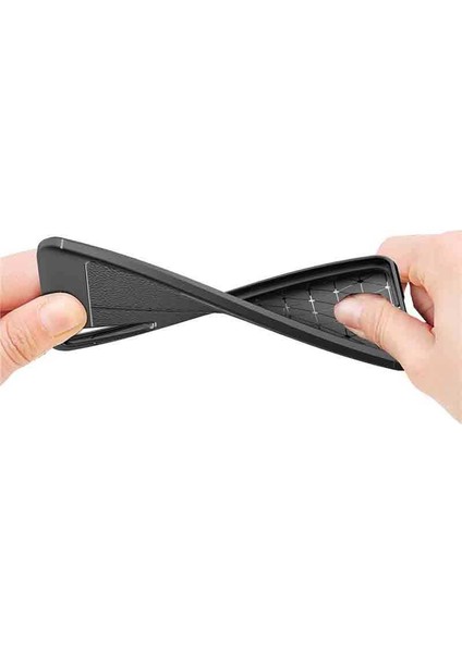 Samsung Galaxy A7 2018 Uyumlu Kılıf Deri Silikon Yüzey Darbe Korumalı Soft Yapı Case Cover Çiziklerden Kirden ve Darbeden Korumalı Kılıf