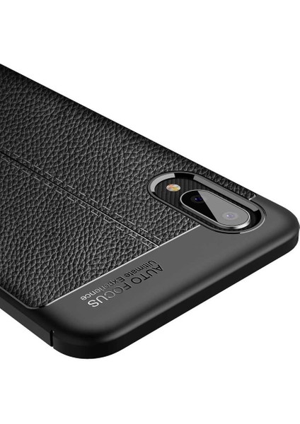 Samsung Galaxy A02 Uyumlu Kılıf Deri Silikon Yüzey Darbe Korumalı Soft Yapı Case Cover Çiziklerden Kirden ve Darbeden Korumalı Kılıf