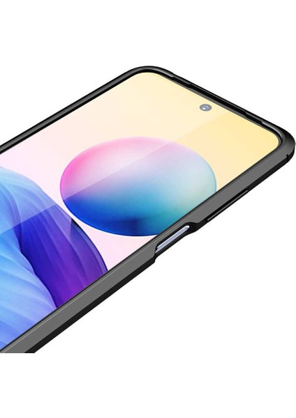 Xiaomi Redmi Note 10 5g Uyumlu Kılıf Deri Silikon Yüzey Darbe Korumalı Soft Yapı Case Cover Çiziklerden Kirden ve Darbeden Korumalı Kılıf
