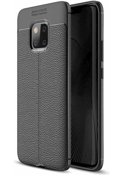 Huawei Mate 20 Pro Uyumlu Kılıf Deri Silikon Yüzey Darbe Korumalı Soft Yapı Case Cover Çiziklerden Kirden ve Darbeden Korumalı Kılıf