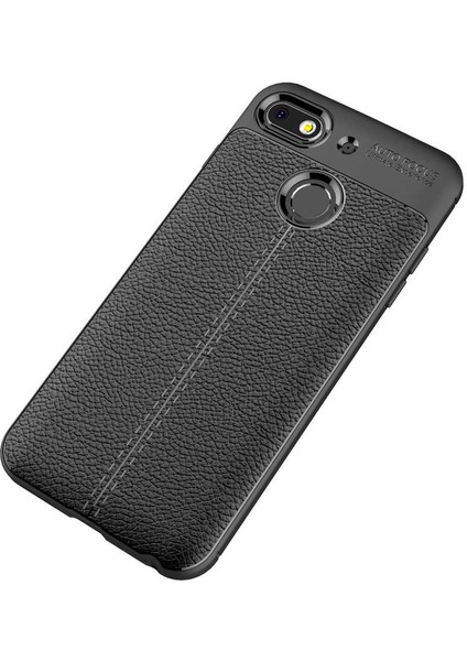 General Mobile 8 Go Uyumlu Kılıf Deri Silikon Yüzey Darbe Korumalı Soft Yapı Case Cover Çiziklerden Kirden ve Darbeden Korumalı Kılıf