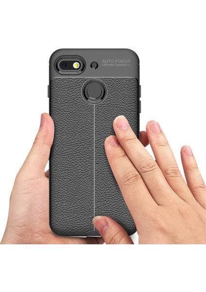 General Mobile 8 Go Uyumlu Kılıf Deri Silikon Yüzey Darbe Korumalı Soft Yapı Case Cover Çiziklerden Kirden ve Darbeden Korumalı Kılıf