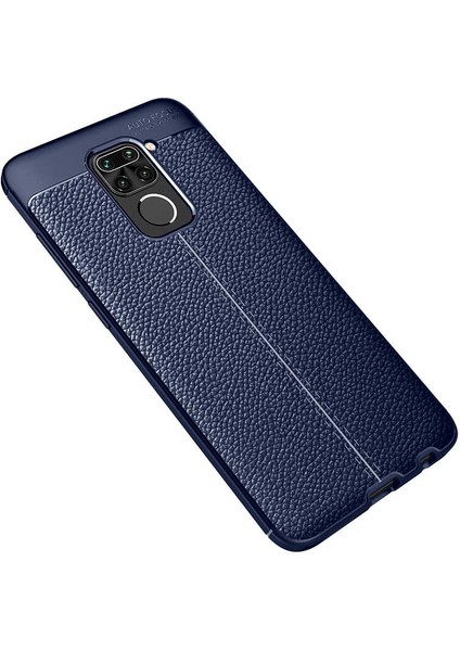 Xiaomi Redmi Note 9 Uyumlu Kılıf Deri Silikon Yüzey Darbe Korumalı Soft Yapı Case Cover Çiziklerden Kirden ve Darbeden Korumalı Kılıf