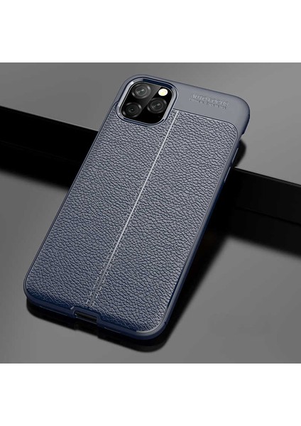 Apple iPhone 11 Pro Uyumlu Kılıf Deri Silikon Yüzey Darbe Korumalı Soft Yapı Case Cover Çiziklerden Kirden ve Darbeden Korumalı Kılıf