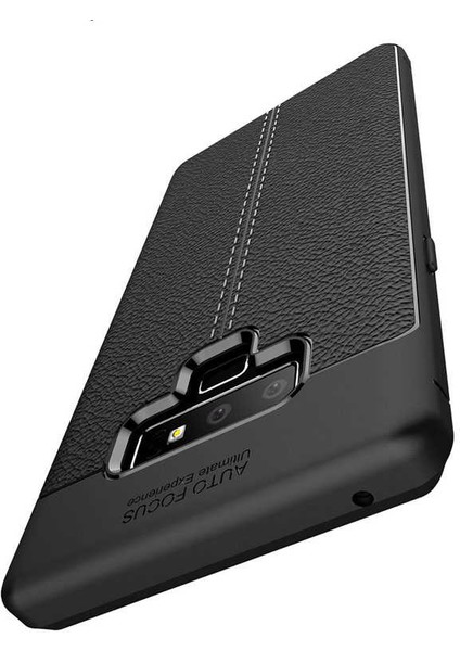 Samsung Galaxy Note 9 Uyumlu Kılıf Deri Silikon Yüzey Darbe Korumalı Soft Yapı Case Cover Çiziklerden Kirden ve Darbeden Korumalı Kılıf