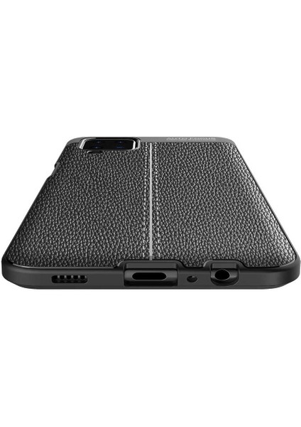 Samsung Galaxy A12 Uyumlu Kılıf Deri Silikon Yüzey Darbe Korumalı Soft Yapı Case Cover Çiziklerden Kirden ve Darbeden Korumalı Kılıf