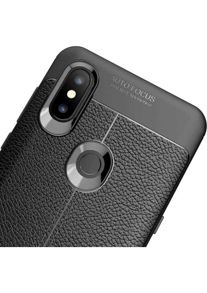 Xiaomi Mi Mix 3 Uyumlu Kılıf Deri Silikon Yüzey Darbe Korumalı Soft Yapı Case Cover Çiziklerden Kirden ve Darbeden Korumalı Kılıf